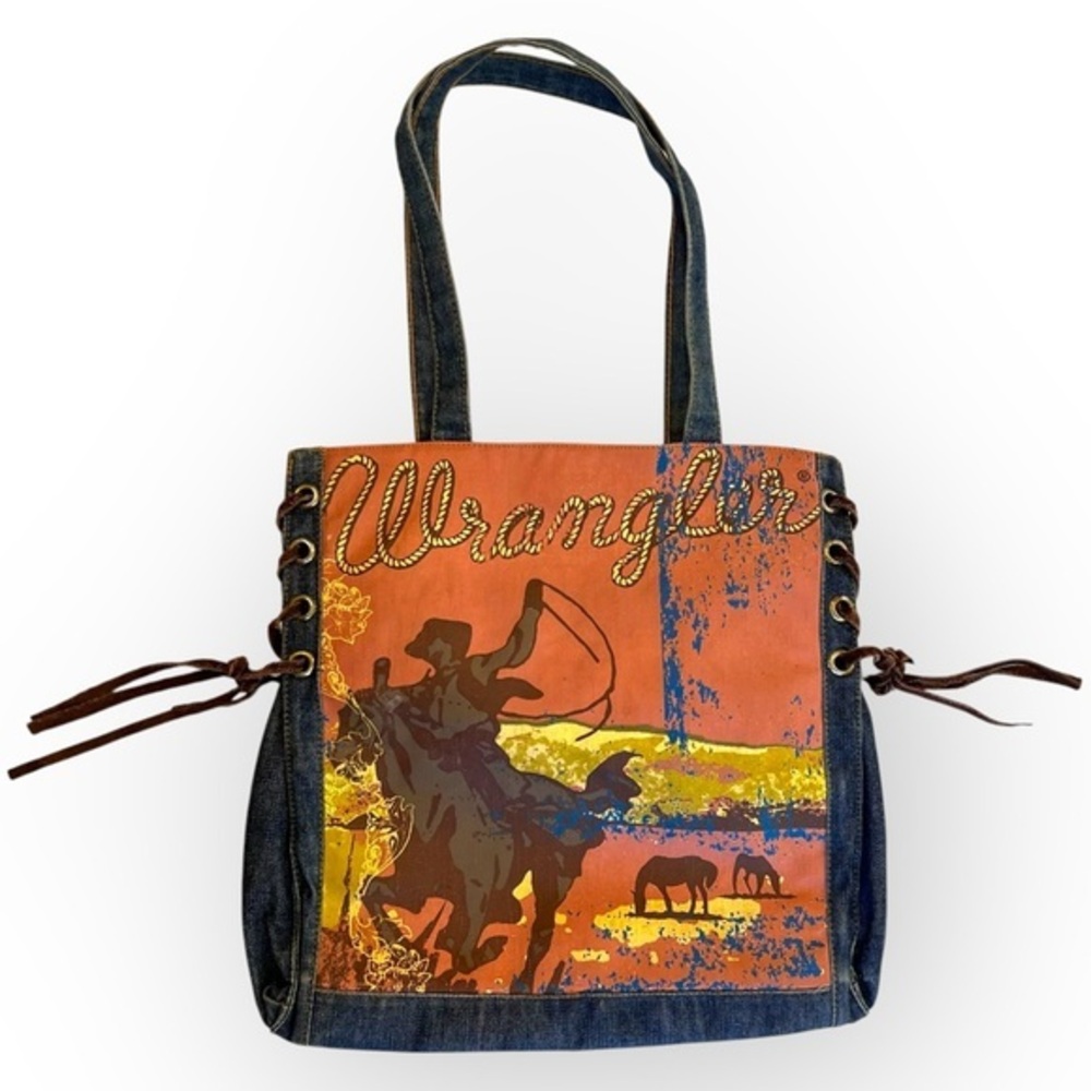 Wrangler Blue Tote Bag